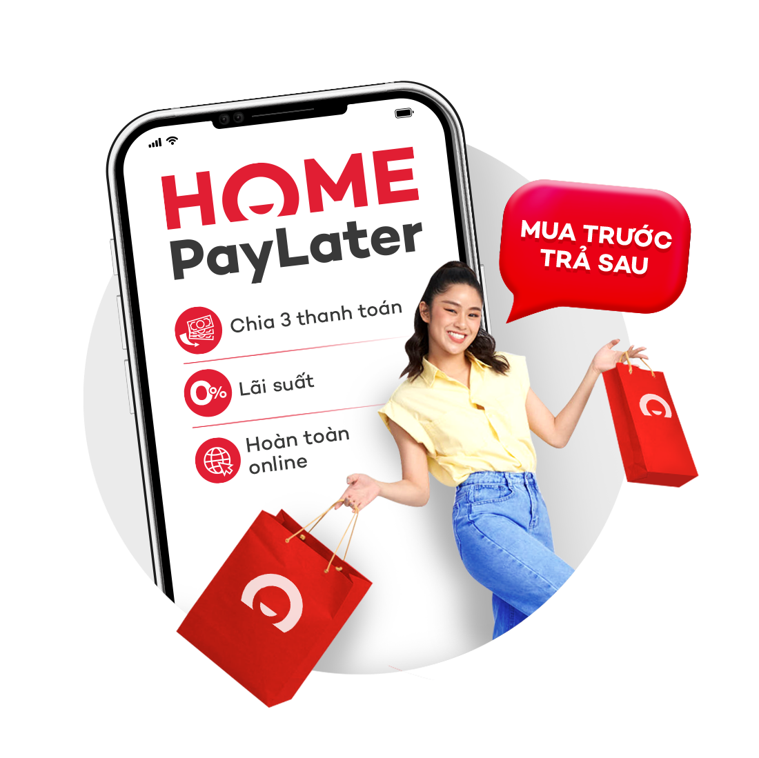 Mua Trả góp 0% - Chỉ cần CCCD - Duyệt 5 Phút