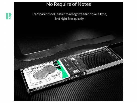 Box ổ cứng 2.5-inch 5Gbps Orico Transparent 2139U3-CR