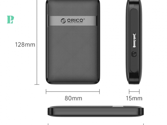 Box ổ cứng 2.5-inch 5Gbps Orico 2577U3-V1-BK