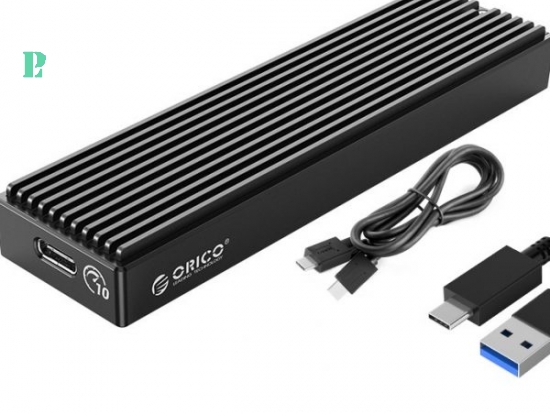 Box di động SSD M.2 PCIe NVMe 10Gbps Orico M2PV-C3-BK